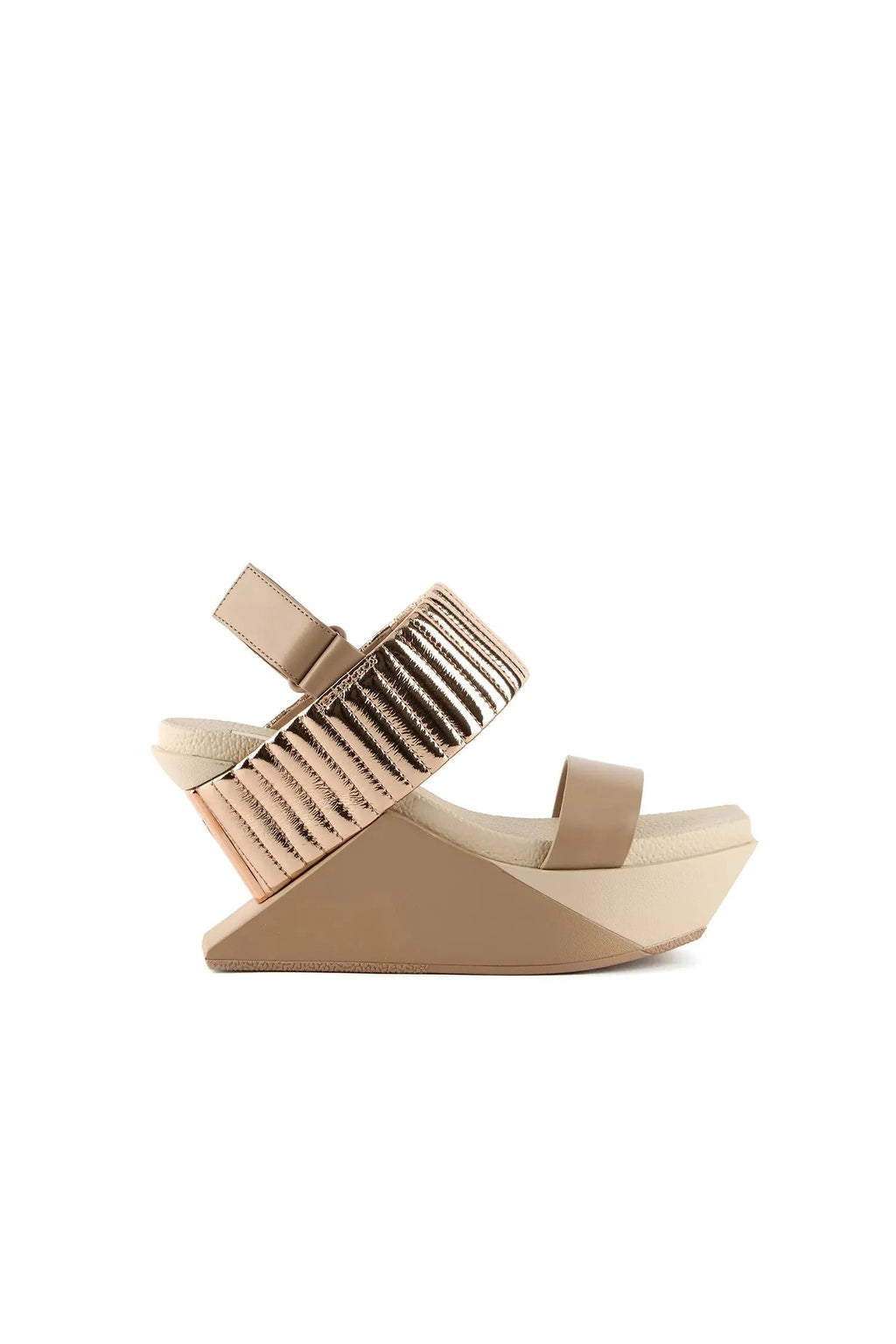 Delta Wedge Puffier Rose United Nude