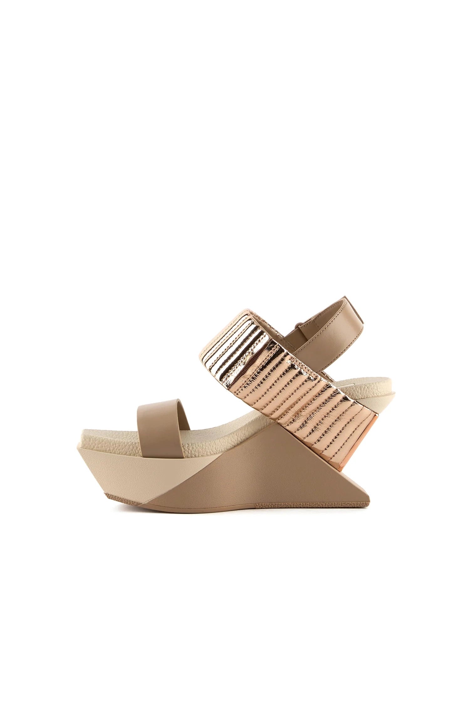 Delta Wedge Puffier Rose United Nude