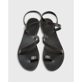 Diagonal Strap Sandal Black - Primm'sDiagonal Strap Sandal BlackMashburn