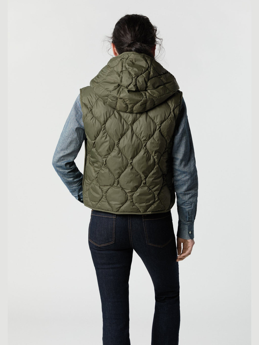 Jenny Cashball Hooded Vest Mashburn