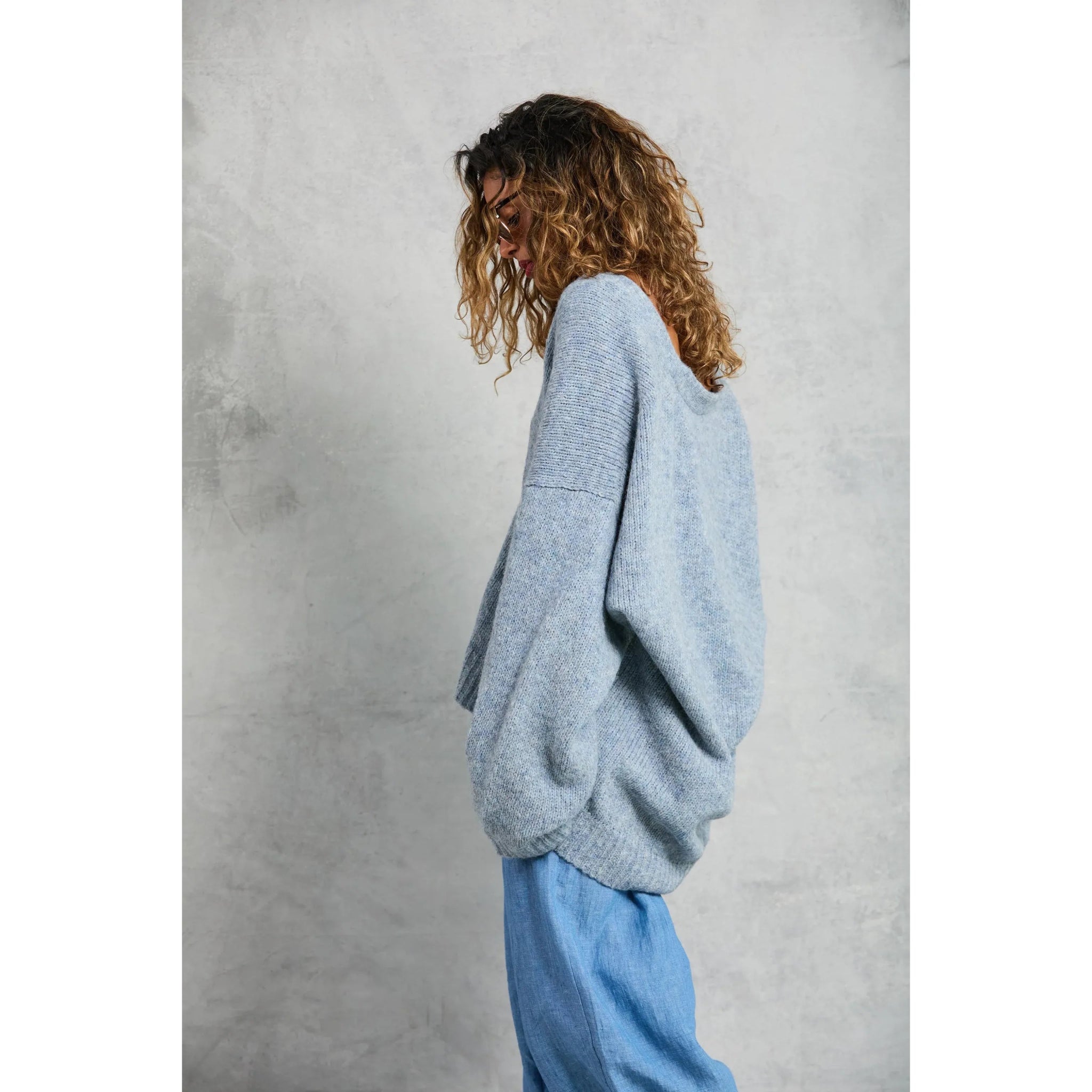 Drew Cardigan in Sky - Primm'sDrew Cardigan in SkyMamene