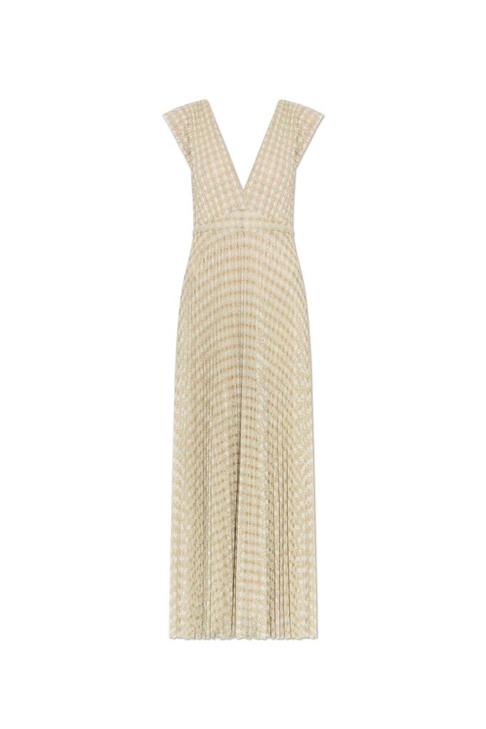 Pleated dress in diamond jersey forte_forte