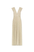 Pleated dress in diamond jersey forte_forte