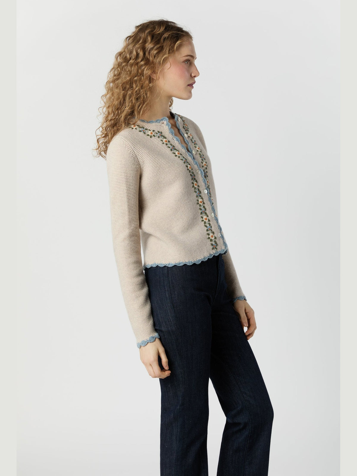 Aloise Embroidered Sweater Mashburn