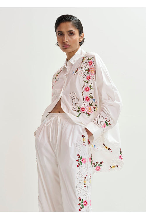 JAYME EMBROIDERED SHIRT ESSENTIEL ANTWERP