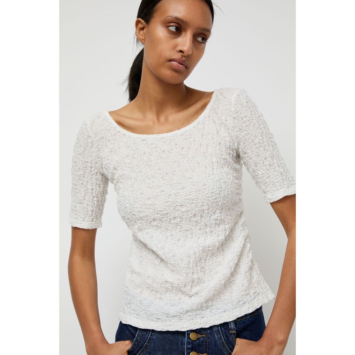 Eclipse Top White - Primm'sEclipse Top WhiteNo.6 Store