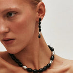 Edith Earrings (Black/Silver) - Primm'sEdith Earrings (Black/Silver)Heaven Mayhem