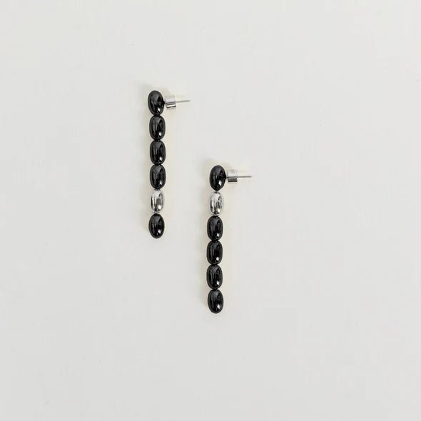 Edith Earrings (Black/Silver) - Primm'sEdith Earrings (Black/Silver)Heaven Mayhem