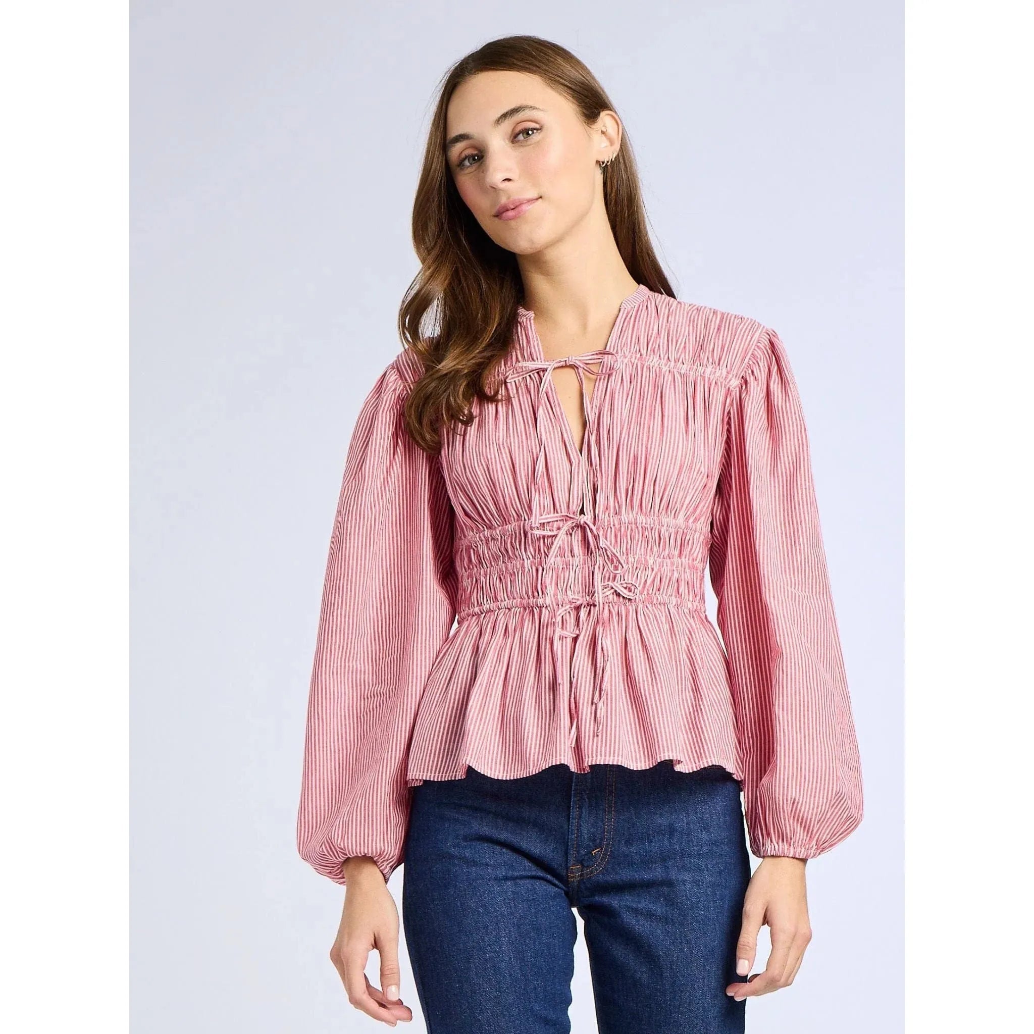 Ella Top in Tango Stripe - Primm'sElla Top in Tango StripeMille