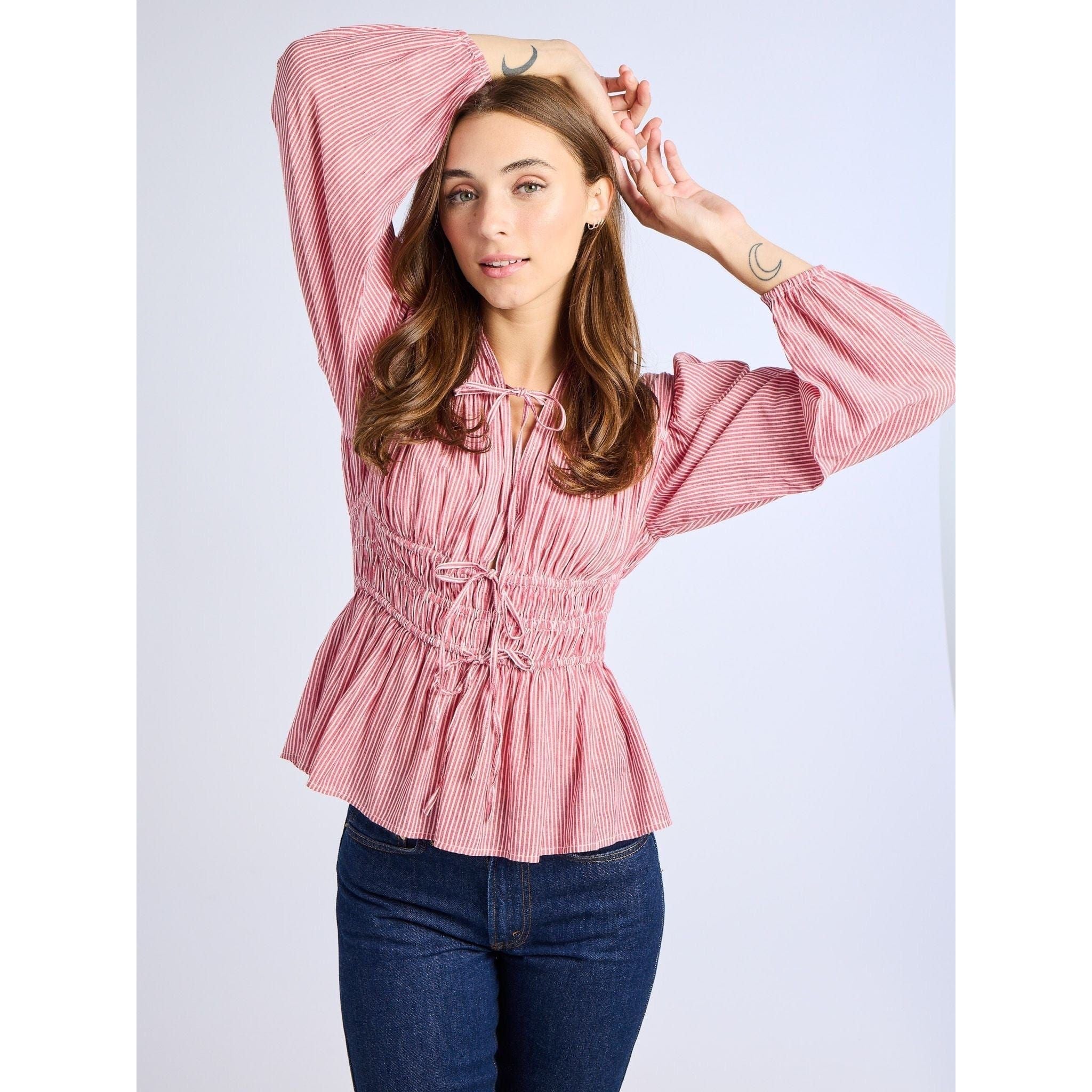 Ella Top in Tango Stripe - Primm'sElla Top in Tango StripeMille
