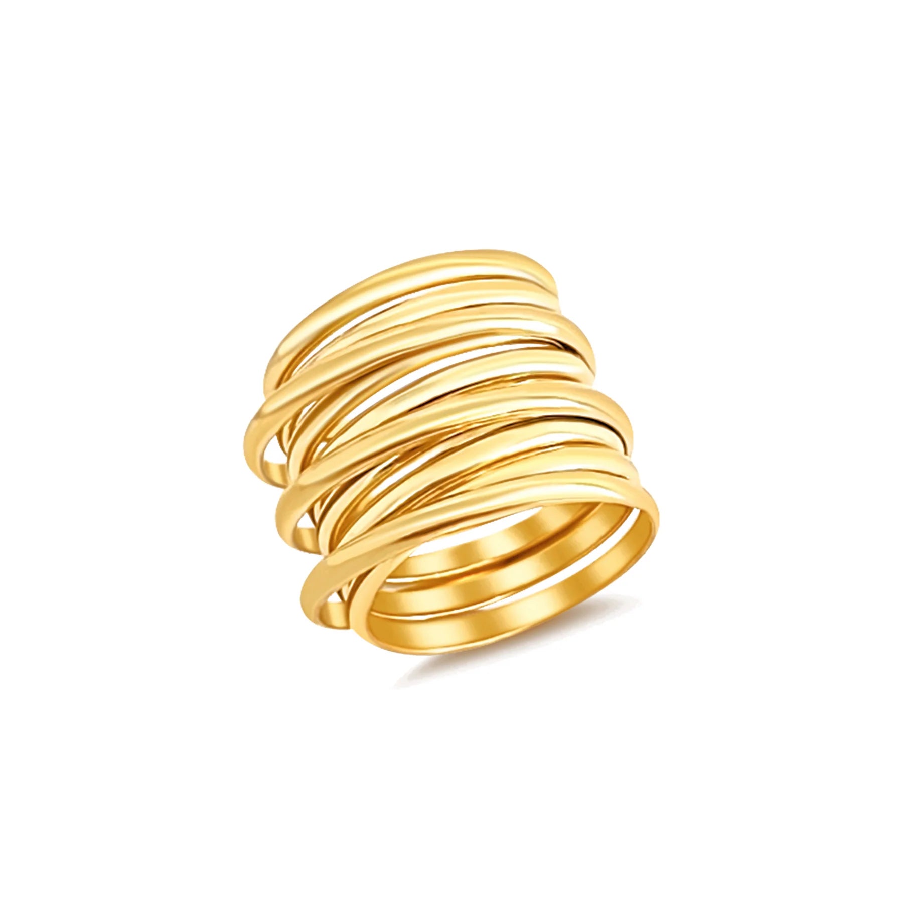 Ellie Vail Margot Coil Band Ring
