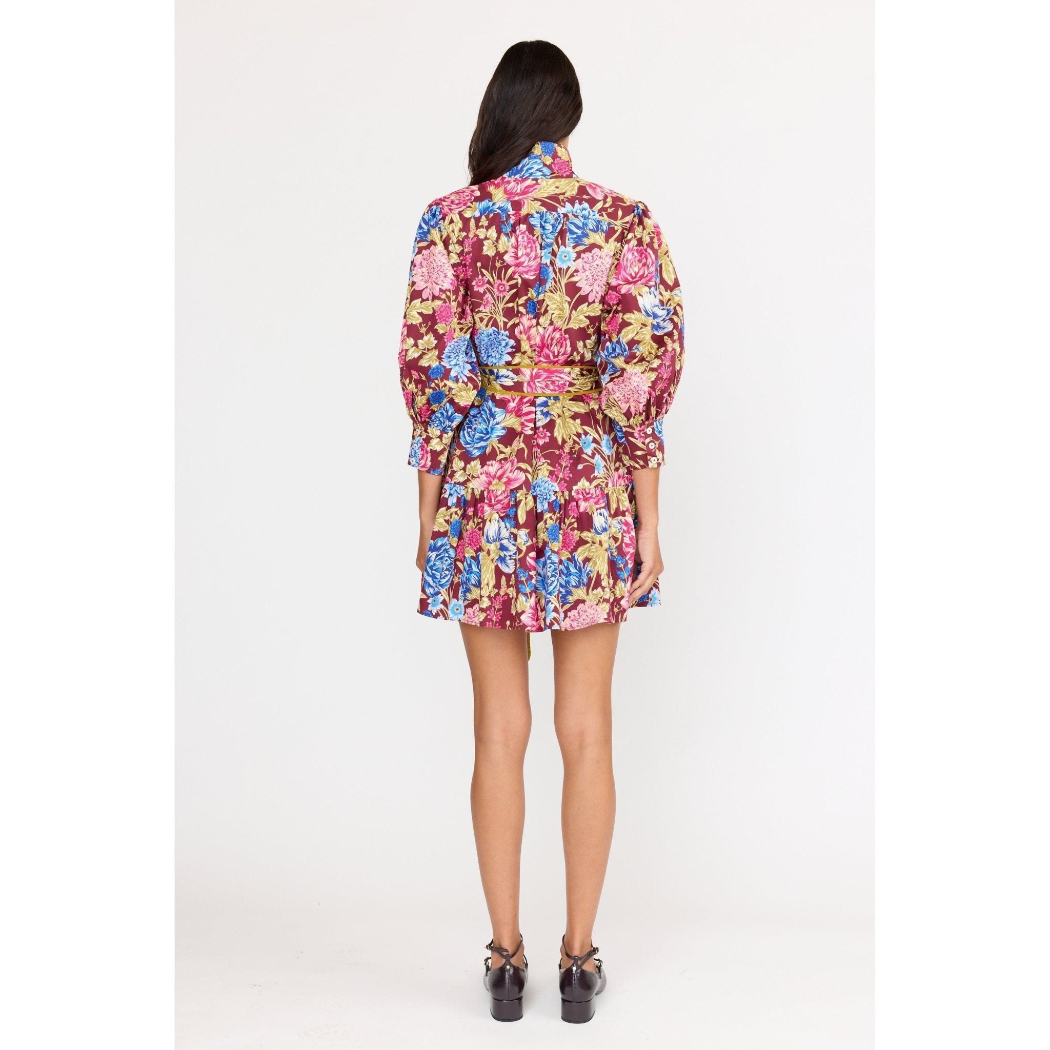Emi Dress - Carmine Floral - Primm'sEmi Dress - Carmine FloralChristy Lynn