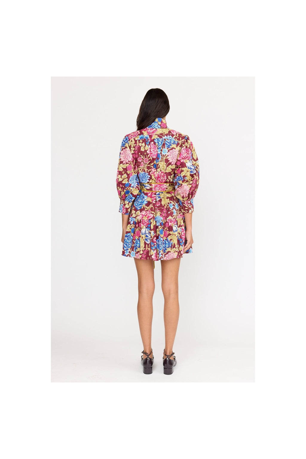 Emi Dress - Carmine Floral - Primm'sEmi Dress - Carmine FloralChristy Lynn
