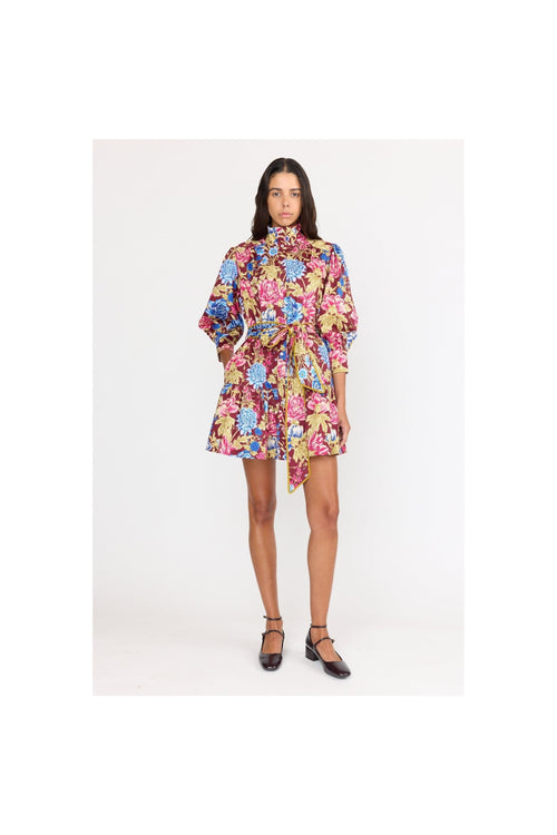 Emi Dress - Carmine Floral - Primm'sEmi Dress - Carmine FloralChristy Lynn