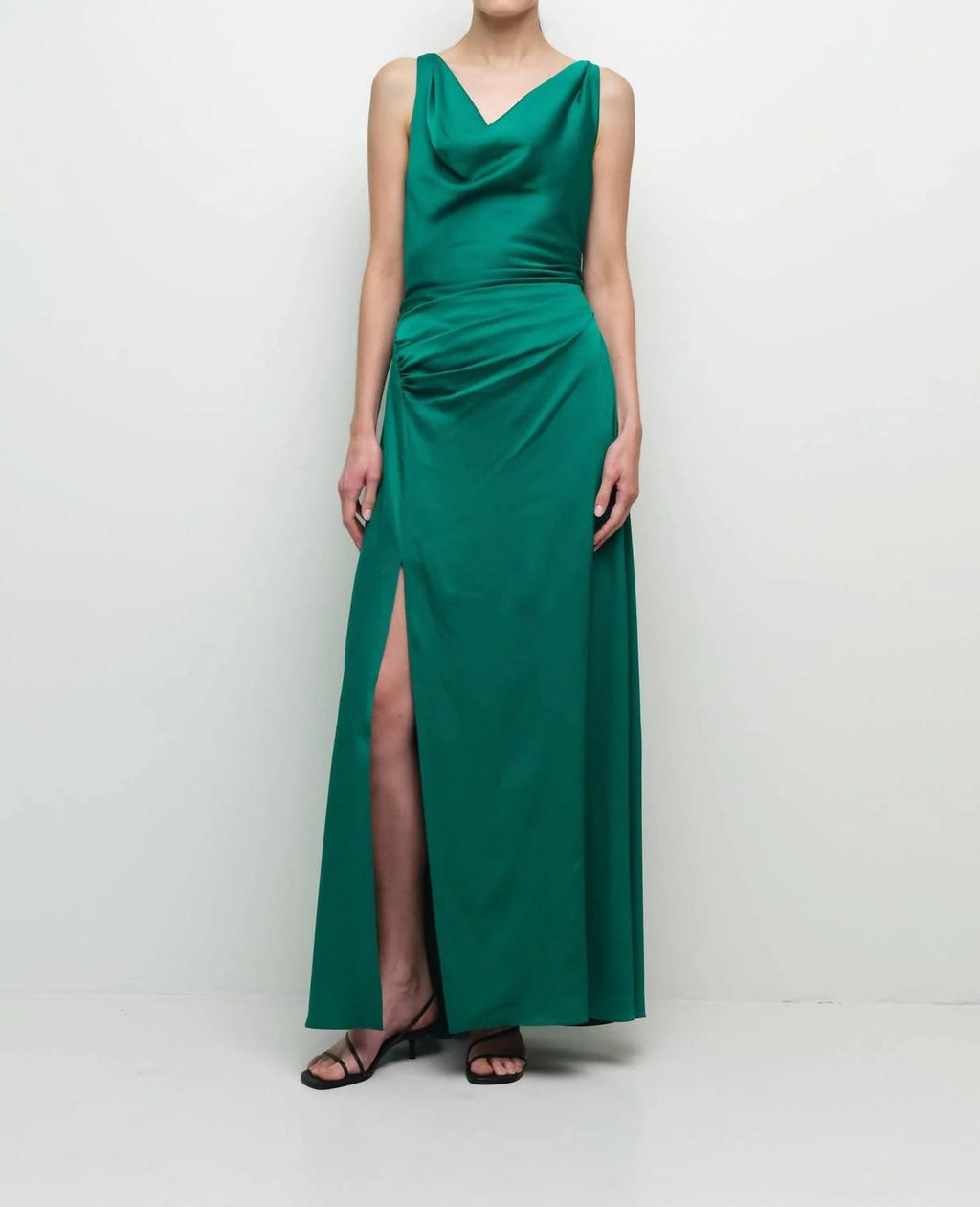 Melaney Satin Gown Simkhai