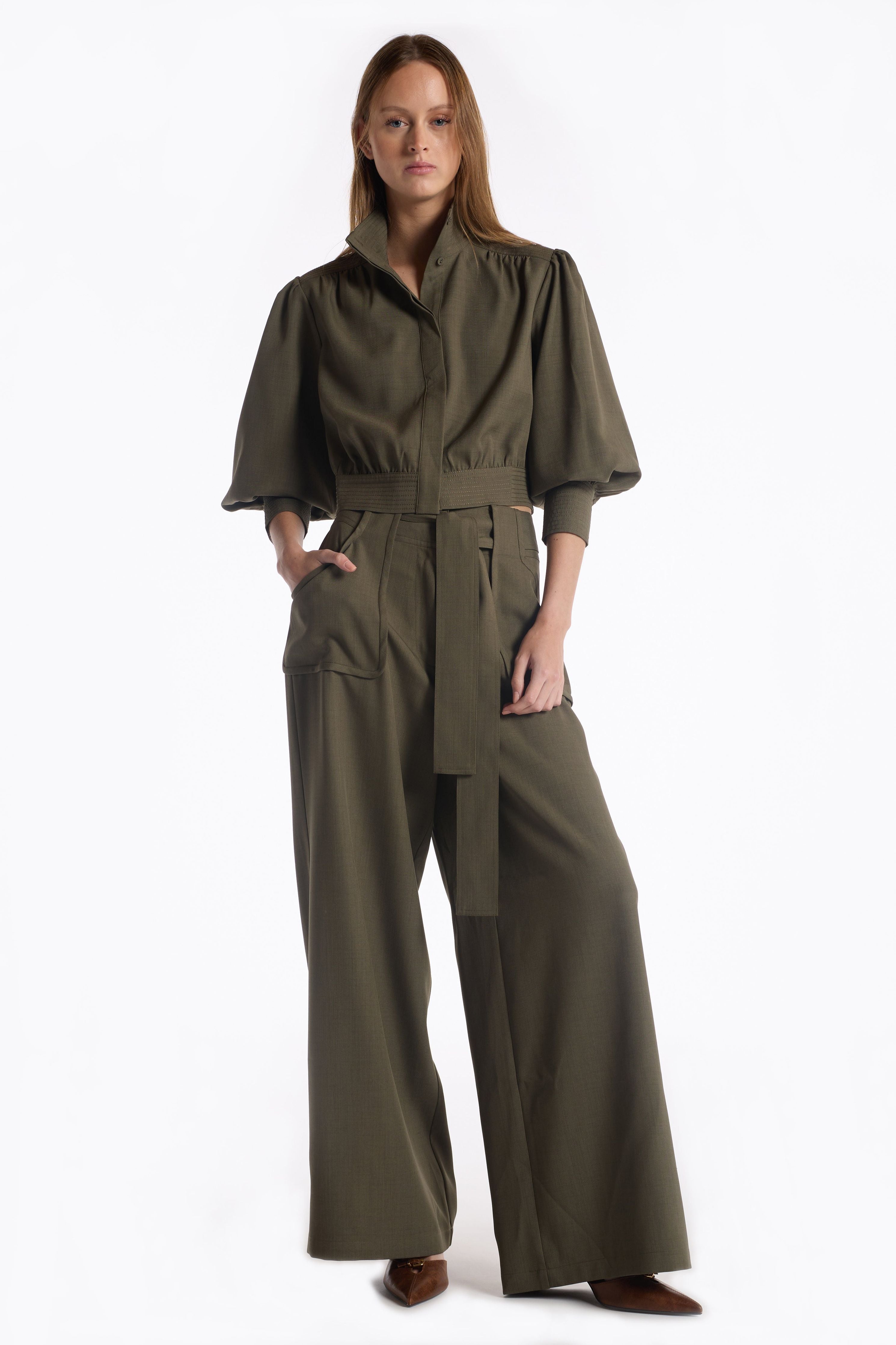 Fallon Pant - Moss Christy Lynn
