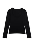 The Baby Rib Scoop Neck DONNI.