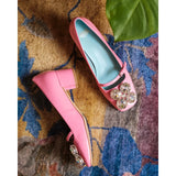 Josephine Heel PInk Frances Valentine