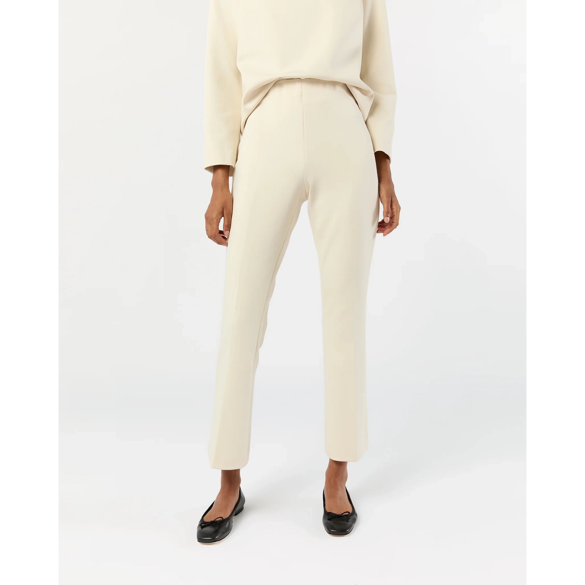 Faye Flare Cropped Pant Bisque Mashburn