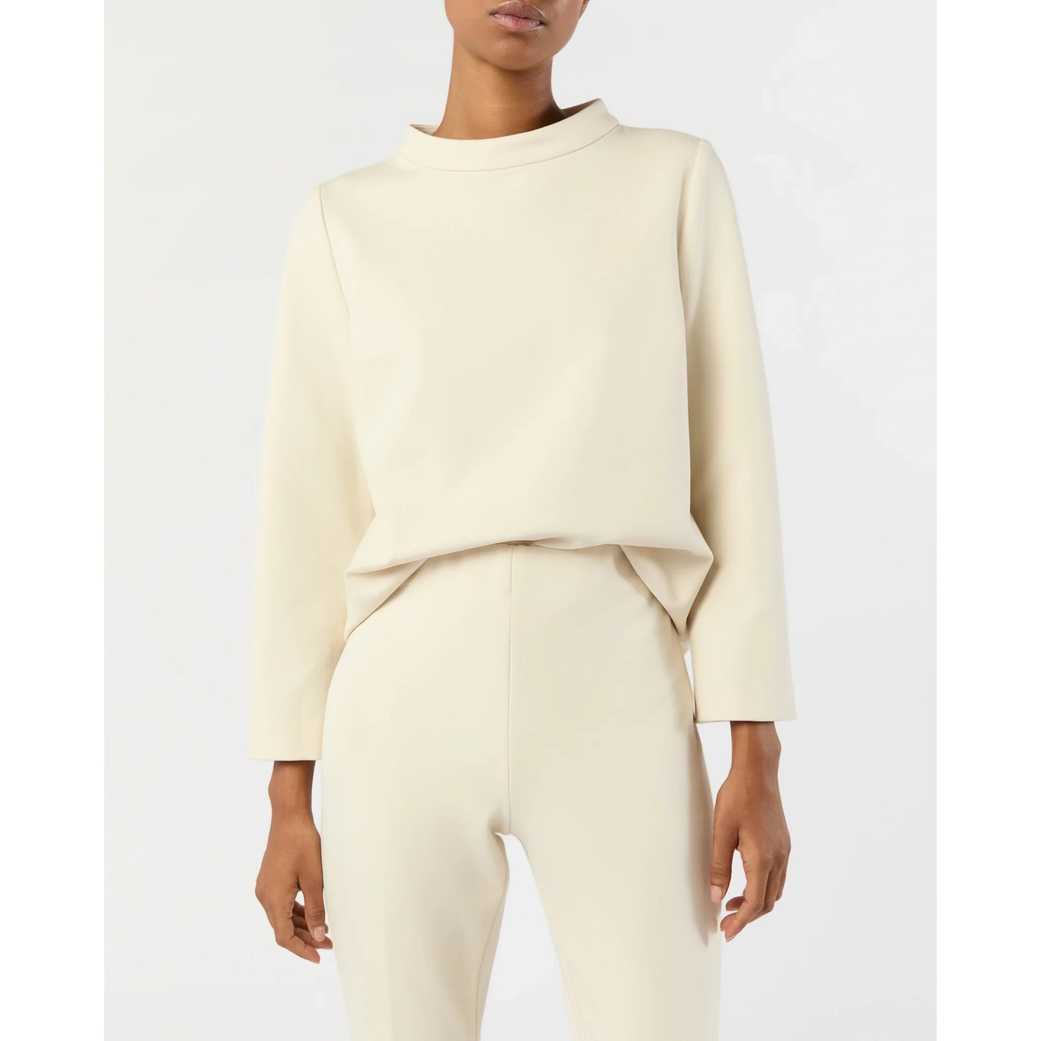 Faye Flare Cropped Pant Bisque Mashburn