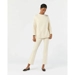 Faye Flare Cropped Pant Bisque Mashburn