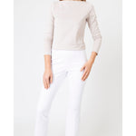 Faye Flare Cropped Pant White - Primm'sFaye Flare Cropped Pant WhiteMashburn