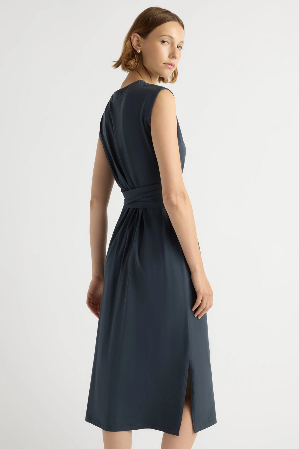Fei Tie-Front Organic Cotton Dress Modern Citizen
