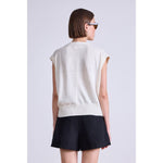 Fine Weight Cropped Vest Cream - Primm'sFine Weight Cropped Vest CreamApiece Apart