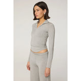 Line by K Fion Top Heather Grey