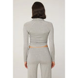 Line by K Fion Top Heather Grey