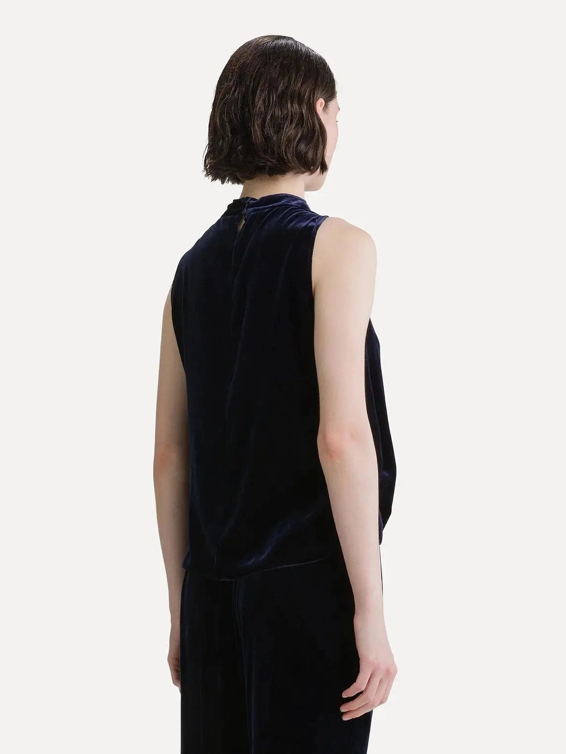 viscose/silk velvet top forte_forte