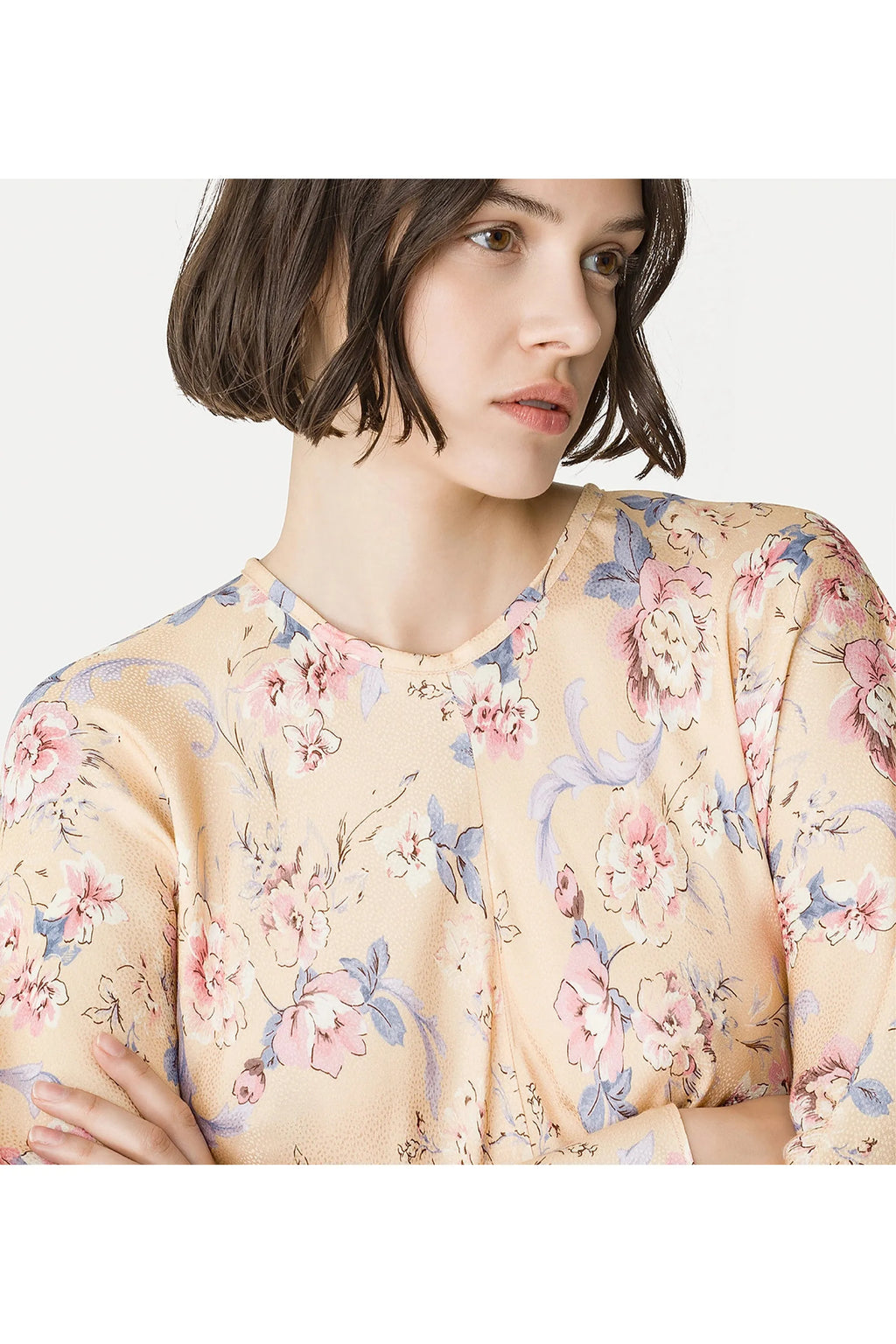 Jacquard Dress “peonia my love” forte_forte