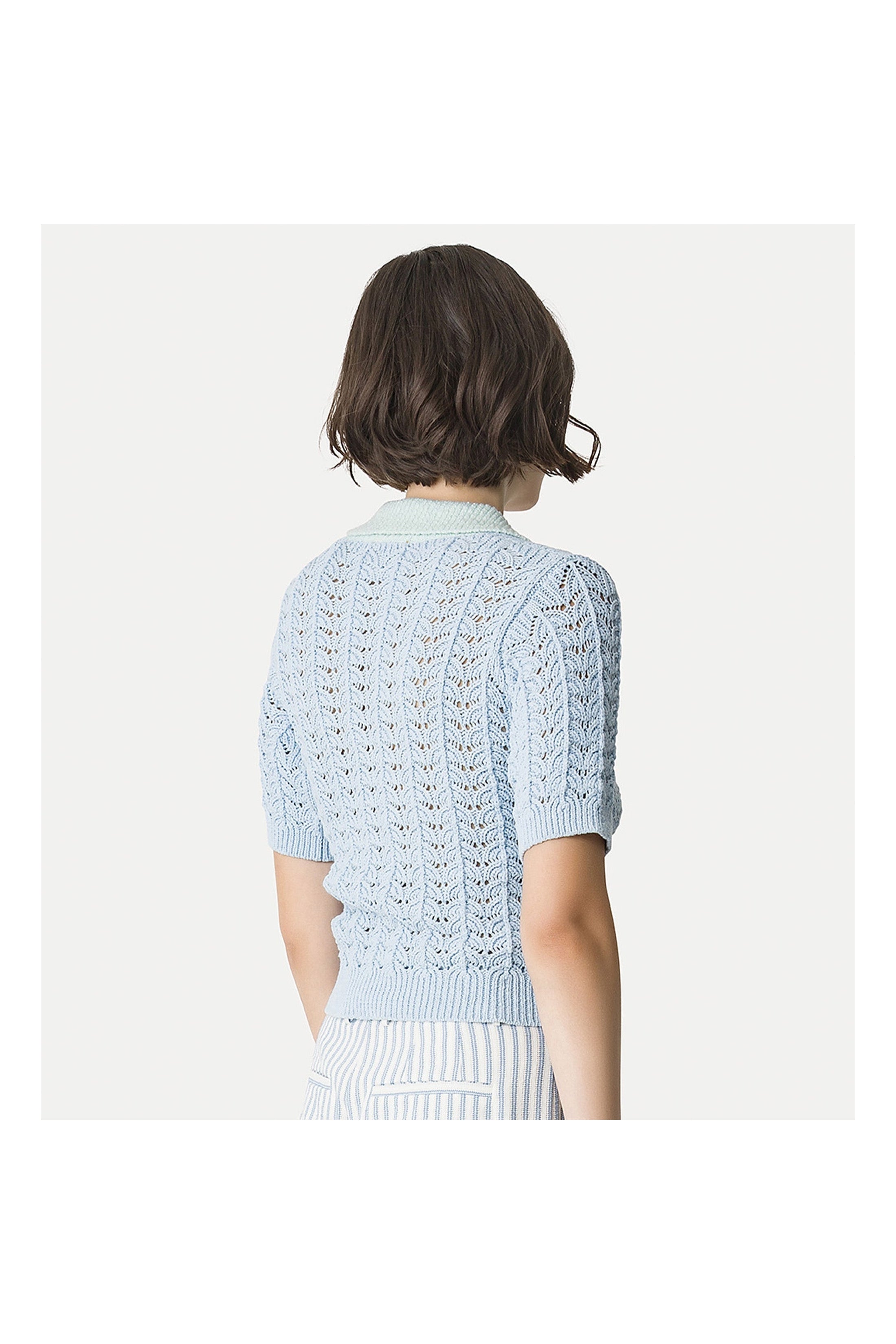 Elegant cotton polo shirt forte_forte