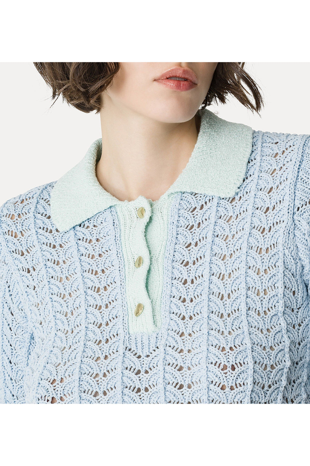 Elegant cotton polo shirt forte_forte