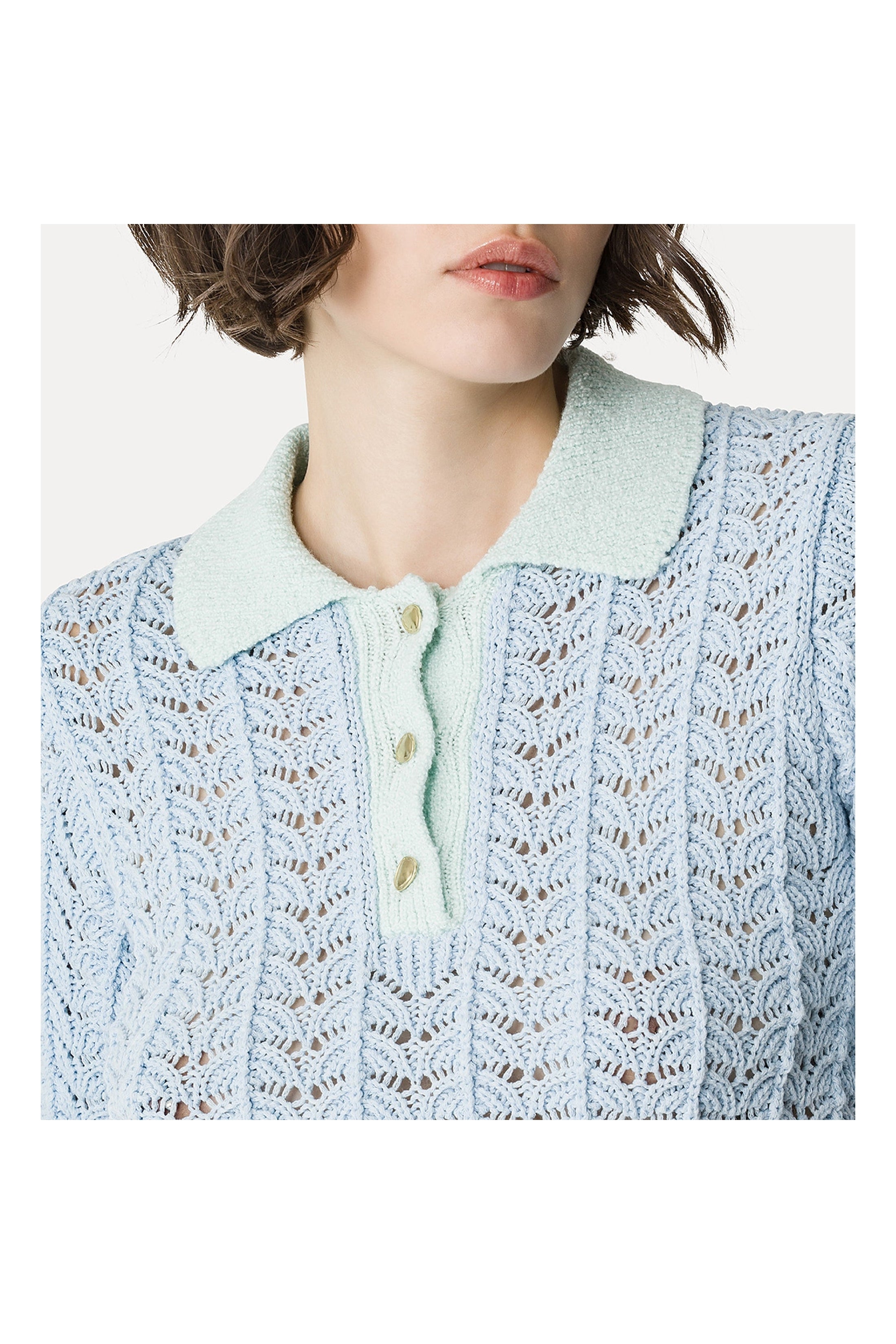 Elegant cotton polo shirt forte_forte