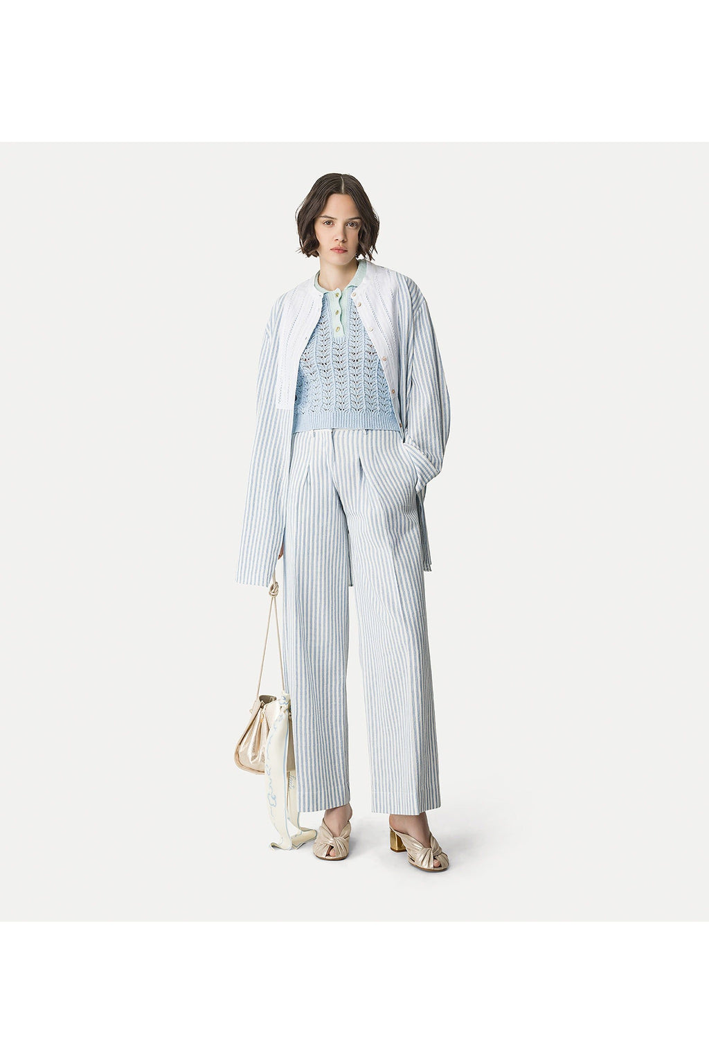 Elegant cotton polo shirt forte_forte