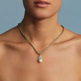 Gold Lurex Necklace Cord Hart