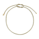 Gold Lurex Necklace Cord Hart