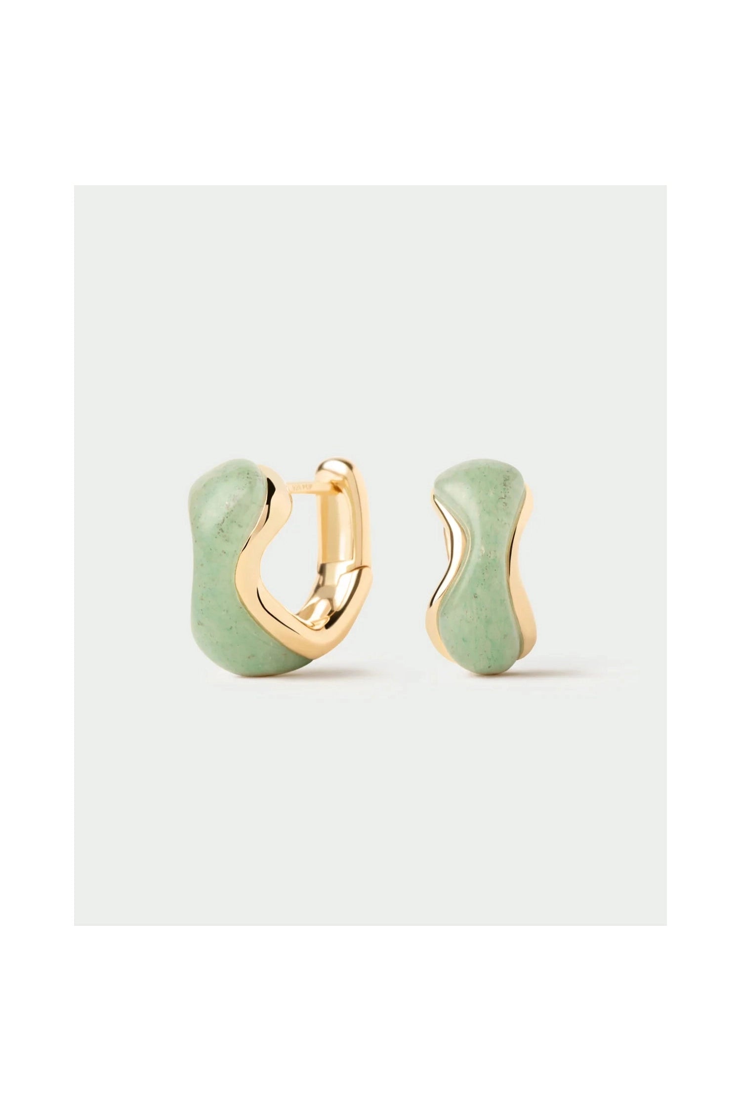 Green Aventurine Musa Hoops PDPAOLA