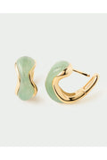 Green Aventurine Musa Hoops PDPAOLA
