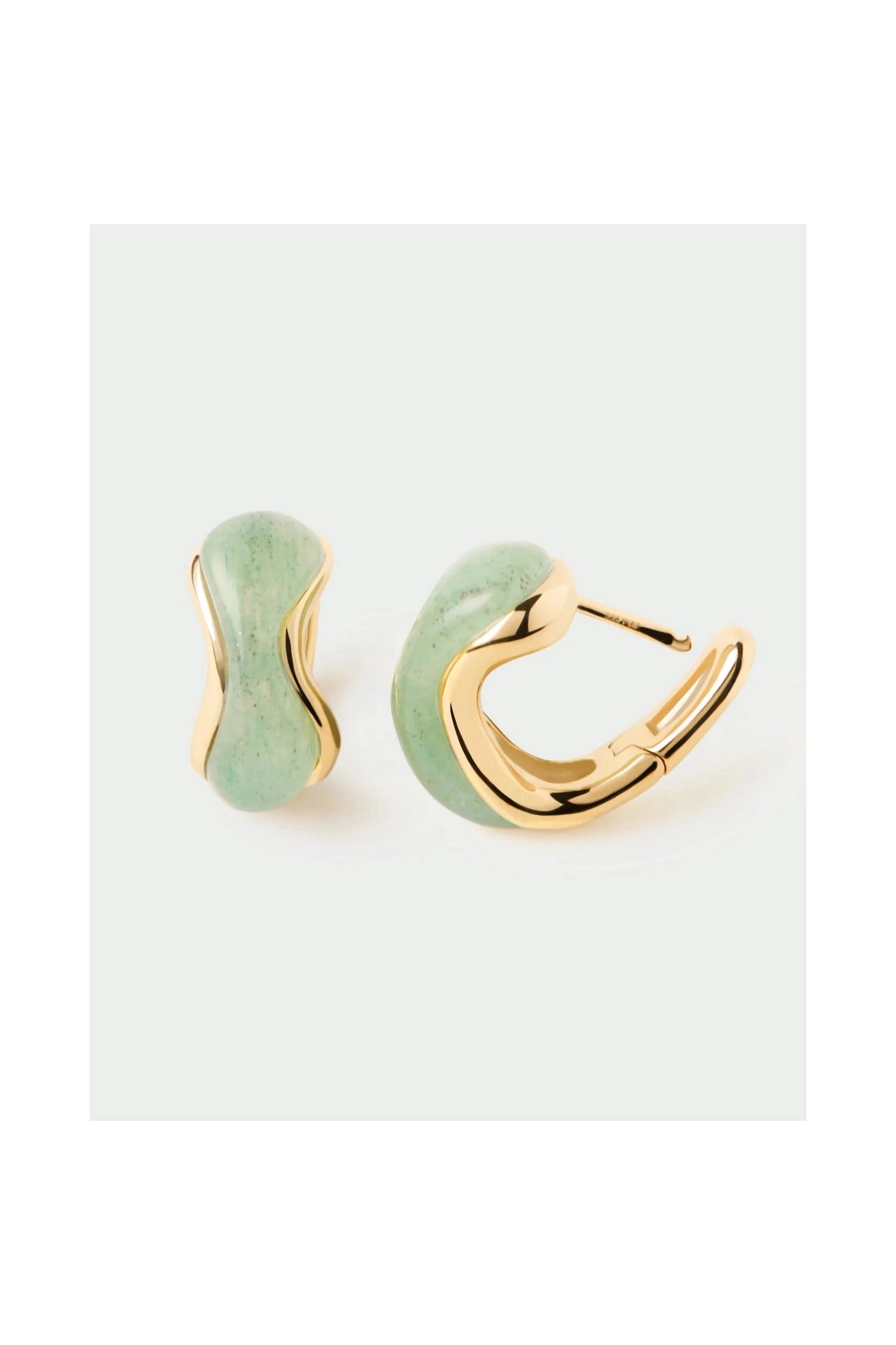 Green Aventurine Musa Hoops PDPAOLA