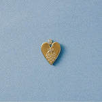 Halley's Heart Charm with Silver Lurex Cord - Primm'sHalley's Heart Charm with Silver Lurex CordHart