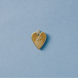 Halley's Heart Charm with Silver Lurex Cord - Primm'sHalley's Heart Charm with Silver Lurex CordHart