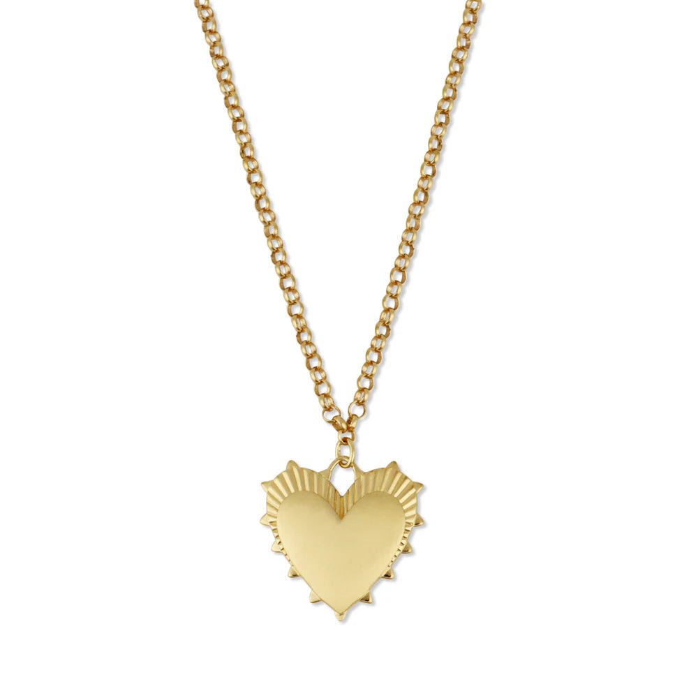 Heart of Gold Necklace - 18" Belcher - Primm'sHeart of Gold Necklace - 18" BelcherHart