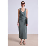 Light Gray Apiece Apart Uri Twist Dress Thyme