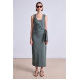 Light Gray Apiece Apart Uri Twist Dress Thyme