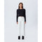 Lavender Denim Grace Crop White