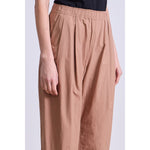 Rosy Brown Apiece Apart Spa Pleat Pant Deep Khaki