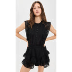 Light Gray Isabel Marant Gresia Top Black