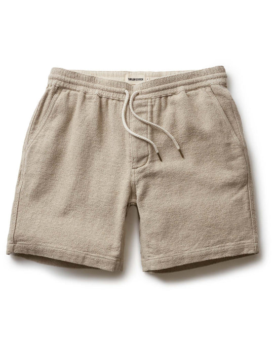 The Après Short Heather Oat Taylor Stitch